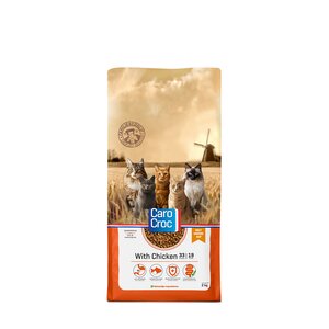 CaroCroc Brokken Kat met Kip - 2Kg - afbeelding 1