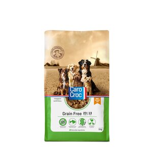 CaroCroc Hondenbrokken Grain Free - 3 Kg - afbeelding 1