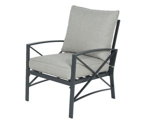 Charlotte Fauteuil Antraciet - 75 x 66 x 84 cm - afbeelding 1