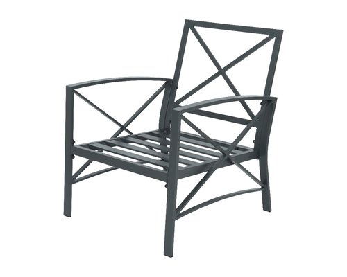 Charlotte Fauteuil Antraciet - 75 x 66 x 84 cm - afbeelding 2