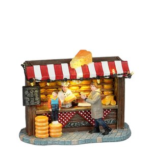 Cheese market battery operated - l13,5xw6xh10,5cm
