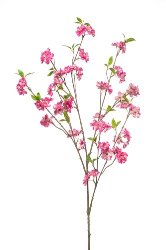 Cherry blosson branch fuchsia 120cm