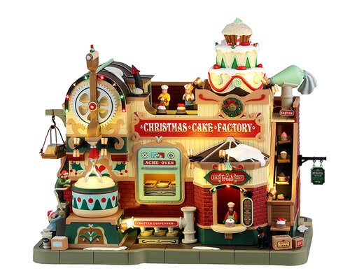 CHRISTMAS CAKE FACTORY, INCL. ADAPTOR 74254, 550 mA (WHITE)