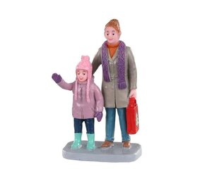 Lemax Christmas Market Shoppers