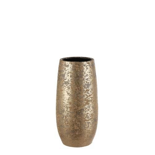 Clemente vaas rond goud - h35xd17,5cm