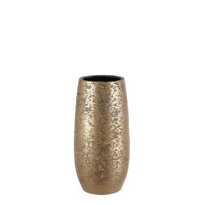 Clemente vaas rond goud - h35xd17,5cm
