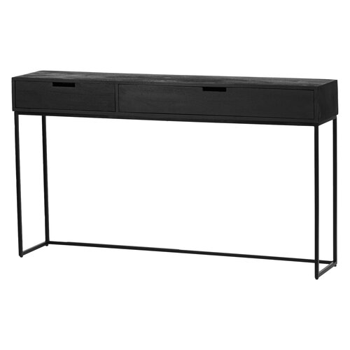 Console Sofia H 80 x B 140 x D 30 cm zwart