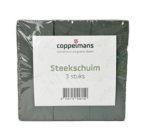 Coppelmans steekschuim groen - 3 stuks - afbeelding 1