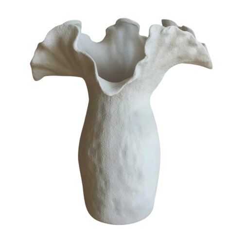Coppelmans Vaas - L31xB25xH35cm Creme