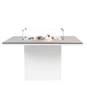 Cosi fires Cosiloft 120 relax dining white frame / grey top - afbeelding 3