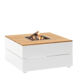 COSIPURE 120x80x48 white /teak top