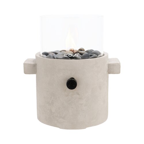 Cosiscoop Craft Gaslantaarn - L27xB21xH30cm Lichtgrijs