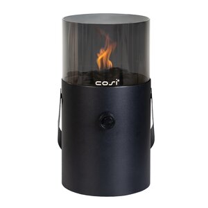 Cosiscoop Original Gaslantaarn - D16xH30cm Zwart/Donkergrijs