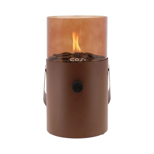Cosiscoop Original gaslantaarn mocha brown - D 16 x H 30 cm - afbeelding 1