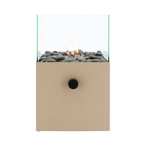 Cosiscoop Square Gaslantaarn - L20xB20xH32cm Zand Beige