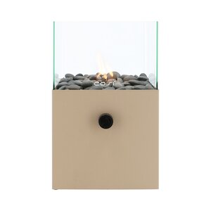 Cosiscoop Square Gaslantaarn - L20xB20xH32cm Zand Beige