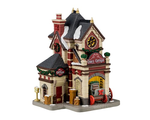 Lemax Crane’s Carriages inclusief adaptor 44338, 100 mA (wit)