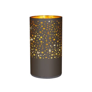 Anna's Collection cylinder glas ster draaiend