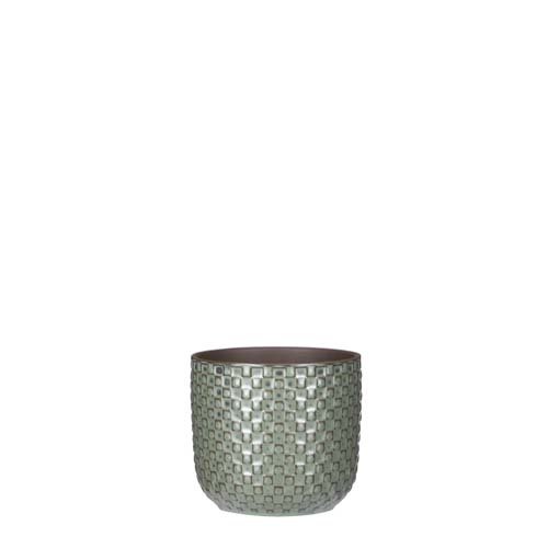 Daan pot rond groen - h11xd12cm