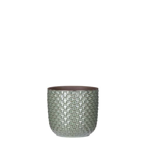 Daan pot rond groen - h13xd13,5cm