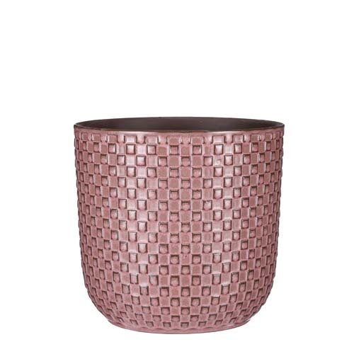 Daan pot rond l.roze - h20,5xd21,5cm