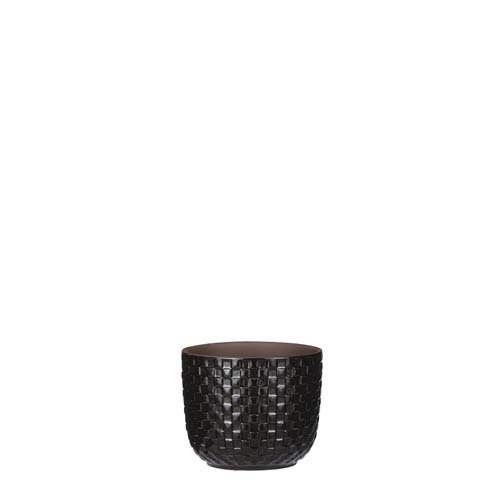 Daan pot rond zwart - h9xd11cm