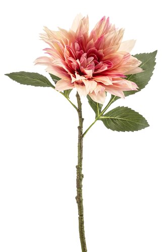 Dahlia Tak Zijde - 88cm Perzik