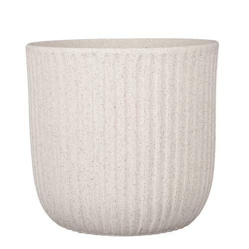 Dante pot rond off white - h27xd30cm