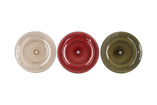 Dayah Cosy Autumn Glass Plate On Foot 15 x 8 cm - afbeelding 2