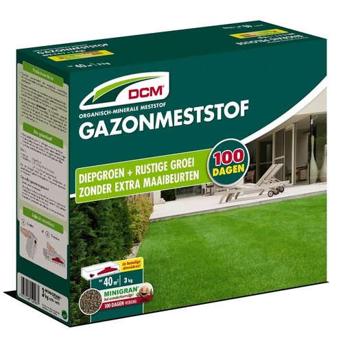 DCM Gazonmeststof (MG) (3kg) (SD)