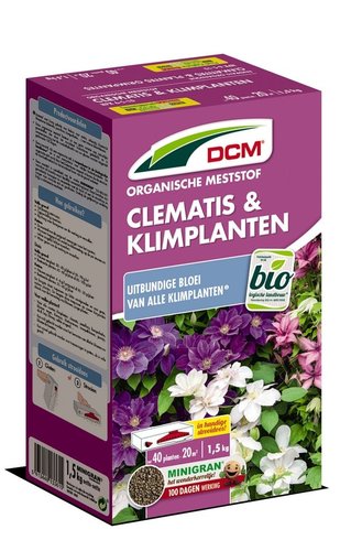 DCM Meststof Clematis & Klimplanten (MG) (1,5kg) (SD)