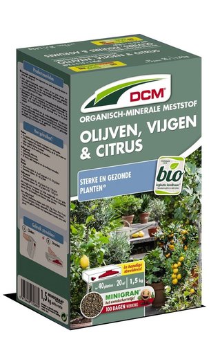 DCM Meststof Olijven, Vijgen & Citrus (MG) (1,5kg) (SD)