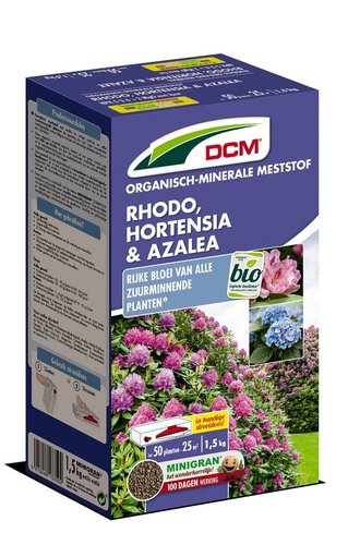 DCM Meststof Rhodo, Hortensia & Azalea (MG 1,5kg) SD