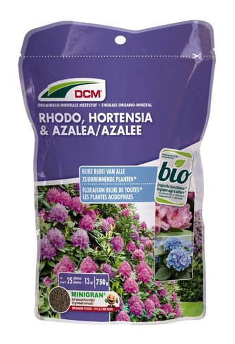 DCM Meststof Rhodo, Hortensia & Azalea (MG) (0,75 kg) (SD)