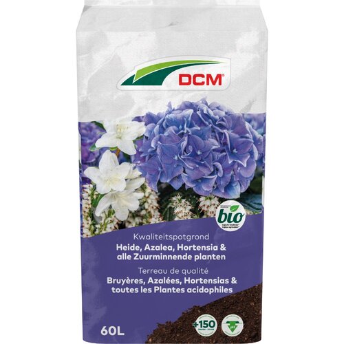 DCM Potgrond Heide, Azalea, Hortensia & alle Zuurminnende planten 60 L