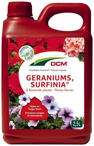 DCM Vloeibare Meststof Geraniums & Bloeiende Planten