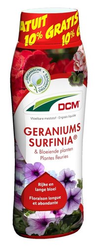 DCM Vloeibare Meststof Geraniums & Bloeiende Planten