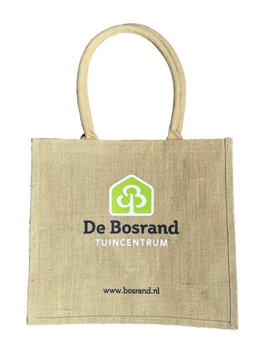 De Bosrand Jute tas B 40 x H 35 cm