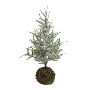 DECO kerstboom moskluit besneeuwd - H 72 cm