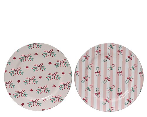 Decobord kunststof - D33cm - 2 Varianten - afbeelding 2