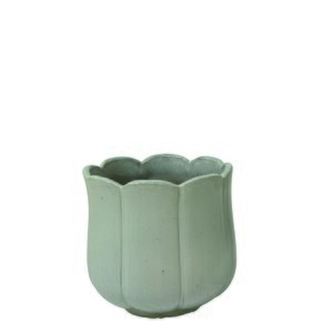 Decoris Bloempot Blossem - D42xH42,5cm Wit