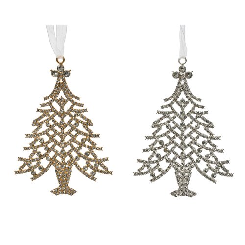 Decoris Boom ijzer  assortie - L 0,2 x B 7,5 x H 10 cm