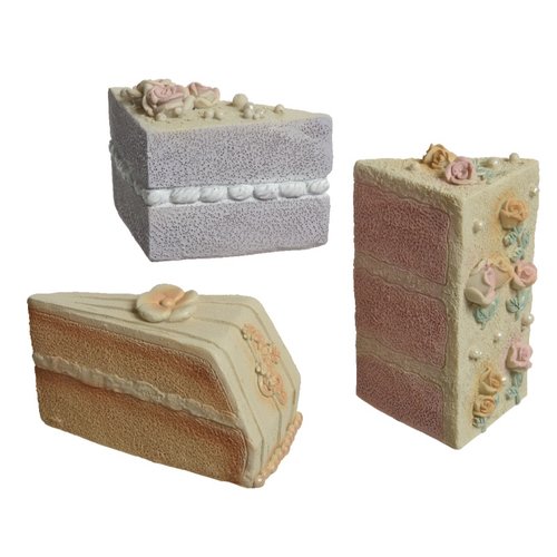 Decoris Cake polyresin 3ass