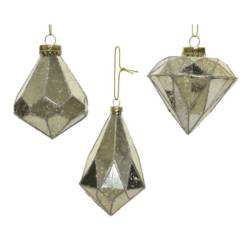 Decoris Diamant plastic antique 3ass - Parel