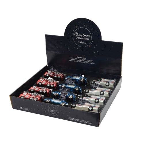 Decoris Glazen Ornament Hulpdiensten 3 ass - afbeelding 2