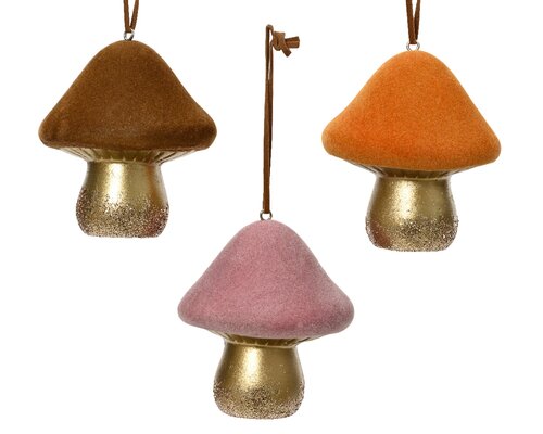 Decoris hanger terracotta 3 kl. 9 cm