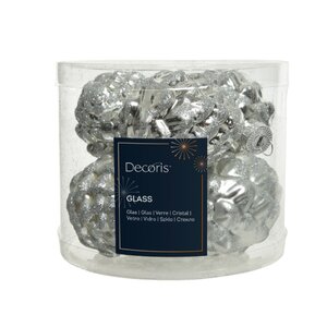 Dennenappel zilver - D 5,0 cm x H 7,0 cm