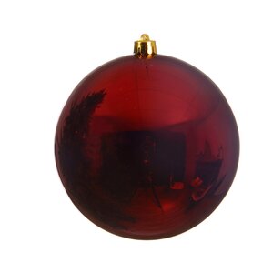 Kerstballen glas ossenbloed - D 14,0 cm
