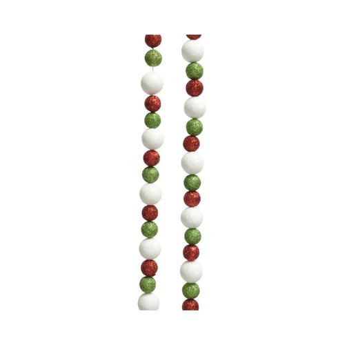 Decoris Kerstslinger foam bolletjes