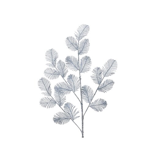 Decoris kersttak  mist blauw - L 15 x B 0,5 x H 72 cm